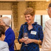 Guests talking with other guests at Naples 2019